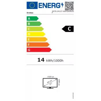 Οθόνη CCTV Ernitec 0070-24127-WATERPROOF 24 ίντσες LED 1920 x 1080