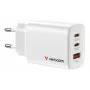 Verbatim Essentials GaN Φορτιστής 65W Βύσμα EU λευκό, Εσωτερικός χώρος, AC, 20 V, λευκό