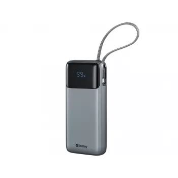 Powerbank SANDBERG All-in1 Powerbank 20000 PD 67W — 20000 mAh LiPo, 1×USB-A, 1×USB-C, ισχύς εξόδου 15W, μαύρο/γκρι