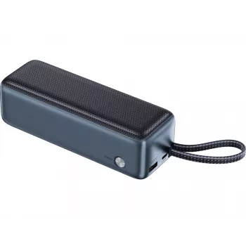 Sandberg 421-31 All-in1 Powerbank 27000 PD 240W power bank, 27000 mAh, 5/9/12/15/20/28 V, ενσωματωμένο καλώδιο USB-C, οθόνη