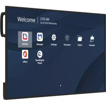 Επαγγελματική εμπορική οθόνη VIEWSONIC 43 ίντσες (109,2 cm) 4K UHD LCD, 500 cd/m², Android 14, 24/7, Wi‑Fi