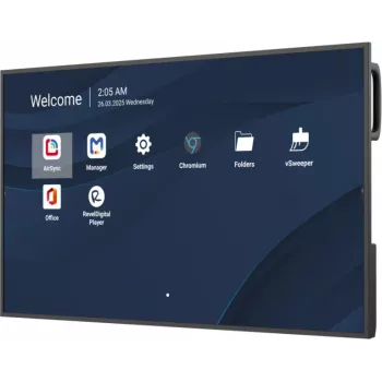 Επαγγελματική εμπορική οθόνη VIEWSONIC 43 ίντσες (109,2 cm) 4K UHD LCD, 500 cd/m², Android 14, 24/7, Wi‑Fi