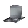 ATEN CL6708MW Κονσόλα rack 43,9 cm (17,3 ίντσες) 1920 x 1080 Pixel Μέταλλο, Πλαστικό Μαύρο 1U
