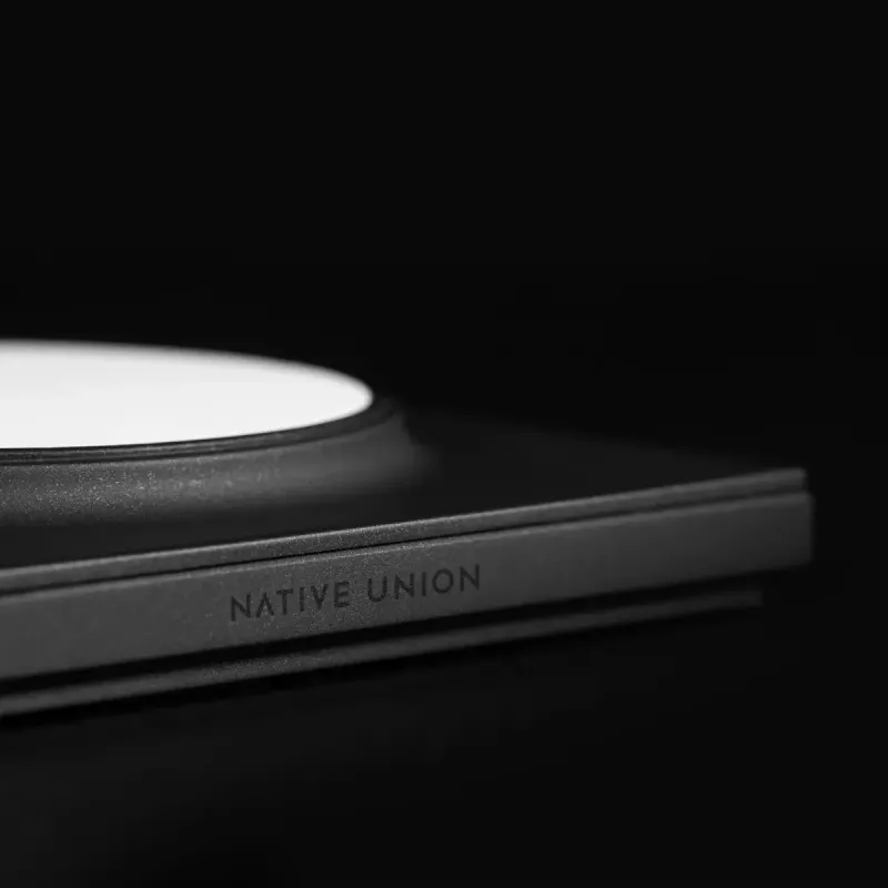 Τροφοδοτικό για φορητές συσκευές native union Drop μαύρο, χρώμα μαύρο