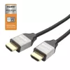 j5create JDC52 Καλώδιο Ultra HD 4K HDMI™, μαύρο και γκρι, 2 m