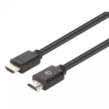 Manhattan Καλώδιο HDMI 4K@60Hz με Ethernet, 22,5 m, κατάλληλο για ΟΛΕΣ τις εφαρμογές 4K και 1080p/HD – αναβαθμίστε τώρα ή κρατήστε το για αργότερα, αρσενικό σε αρσενικό, μαύρο, Ultra HD 4K x 2K, εγγύηση εφ' όρου ζωής, Premium High Speed