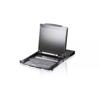 ATEN CL5800N Κονσόλα rack 48,3 cm (19 ίντσες) 1280 x 1024 Pixel Μέταλλο Μαύρο 1U