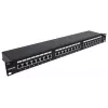 Intellinet Patch Panel, Cat6a, FTP, 24 θυρών, 1U, θωρακισμένο, 90° Top-Entry Λωρίδες LSA, μαύρο