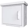 Lanview RCCTV002 Midi Radius ερμάριο CCTV για τοποθέτηση σε στύλο για 4 κάμερες, 600 x 300 x 550 mm, λευκό