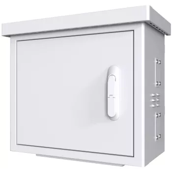 Ερμάριο rack Lanview RCCTV002 0U, IP66, 600×300×550 mm, 40 kg, λευκό