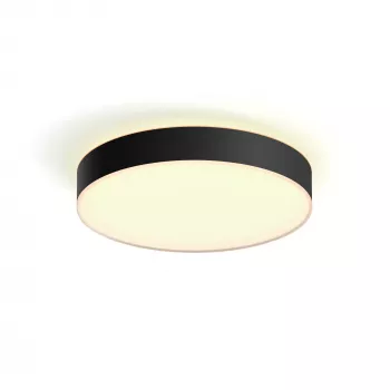 Έξυπνο φωτιστικό οροφής Philips Hue White Ambience Enrave μεγάλο μαύρο