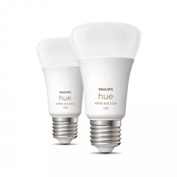 Philips Hue White and colour ambience A60 – E27 smart bulb – 1100 (συσκευασία 2 τεμ.)