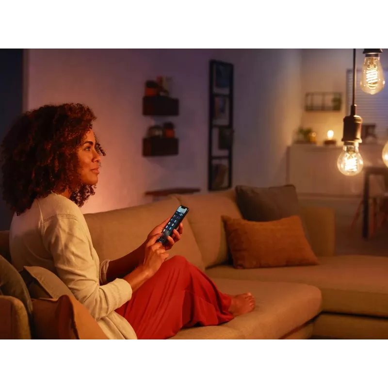 Philips Hue White E27 έξυπνος λαμπτήρας με νήμα, 550 lm