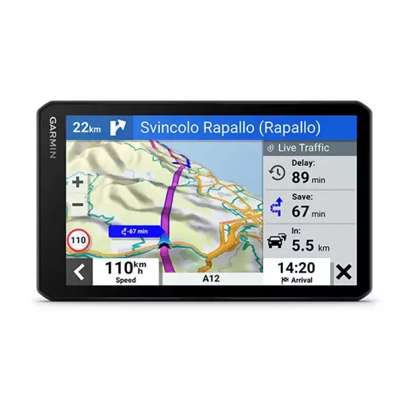 Garmin DriveCam 76 EU πλοηγός GPS/Galileo 6,95" (17,6 cm) με ενσωματωμένη κάμερα αυτοκινήτου, 1080p, 140°, Wi-Fi