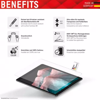 Displex Tablet Glass (9H) για Apple iPad 10,9 ίντσες (10. Gen., 2022)/11 ίντσες (2025), Eco πλαίσιο τοποθέτησης, άθραυστο