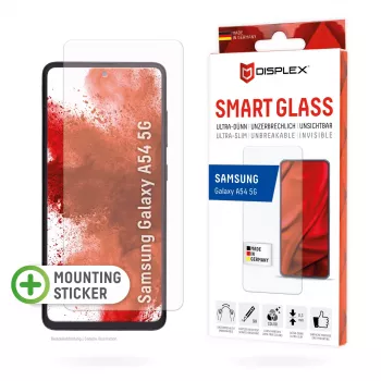 Displex Smart Glass (9H) για Samsung Galaxy A54 5G, αυτοκόλλητο τοποθέτησης, άθραυστο