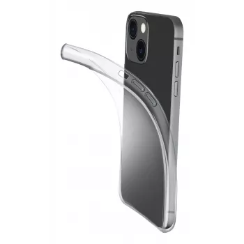 Θήκη Cellularline iPhone 15 διαφανής μονόχρωμη ελαφριά εύκολη πρόσβαση