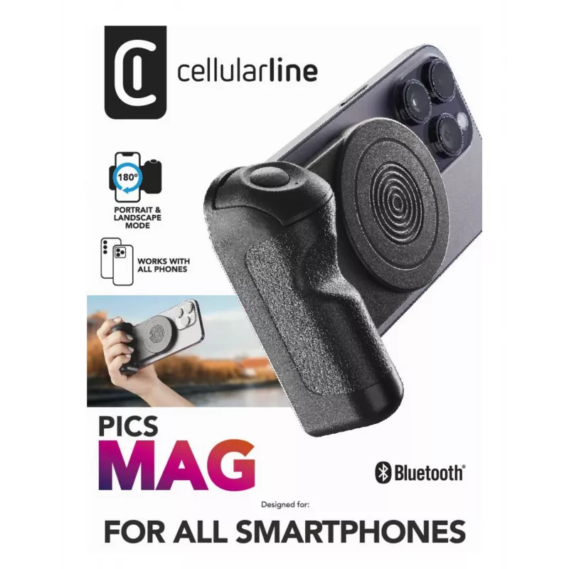 Cellularline Pics Mag μαγνητική βάση Bluetooth για λήψεις smartphone