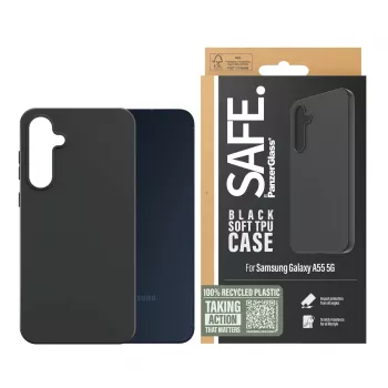 PanzerGlass SAFE. by ® θήκη TPU Samsung Galaxy A55 5G | μαύρη