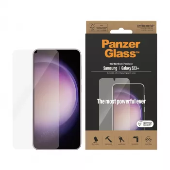 Screen Protector PanzerGlass Samsung Galaxy S23 Plus Ultra-Wide Fit ανθεκτικό στις γρατσουνιές ανθεκτικό στα χτυπήματα