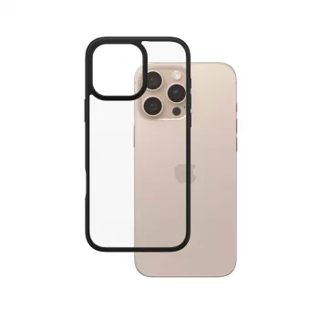 PanzerGlass® HardCase διαφανές με μαύρο πλαίσιο iPhone 16 Pro Max