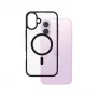 PanzerGlass ® HardCase διαφανές με μαύρο MagSafe & πλαίσιο iPhone 16 Plus