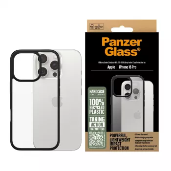 Θήκη PanzerGlass HardCase διαφανές με λευκό MagSafe iPhone 16 Plus