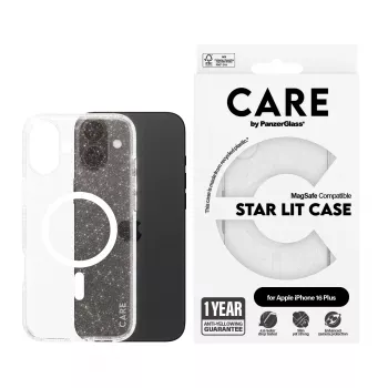 PanzerGlass CARE™ by ® θήκη Urban Combat Star Lit με λευκό MagSafe iPhone 16 Plus