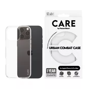 Θήκη PanzerGlass CARE by ® Flagship θήκη διαφανές Urban Combat iPhone '24 6,9 ίντσες Pro