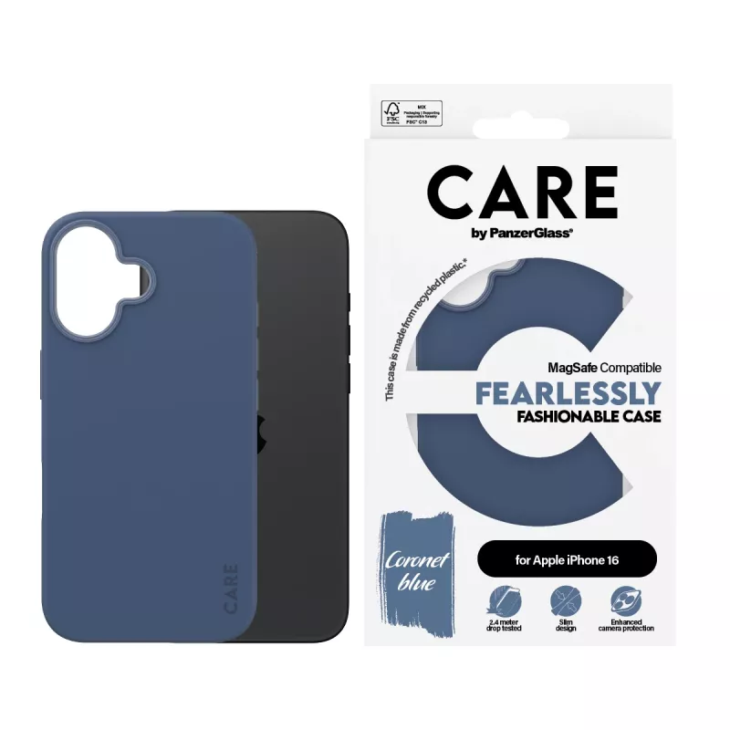 Θήκη PanzerGlass CARE by μοντέρνα θήκη μπλε με MagSafe iPhone 16