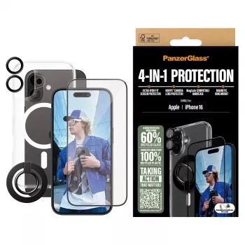 PanzerGlass 4-in-1 πακέτο προστασίας iPhone '24 6.1