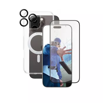 PanzerGlass CARE by ® Feature 3-in-1 κεραμικό πακέτο iPhone 16 Pro Max