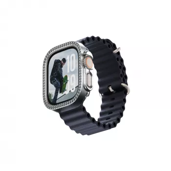 PanzerGlass SAFE95911 SAFE Bling Bumper θήκη για Apple Watch Ultra / Ultra 2 / Ultra 3, ασημί