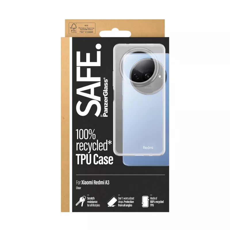 PanzerGlass SAFE. by ® Θήκη TPU Διαφανής Xiaomi Redmi A3