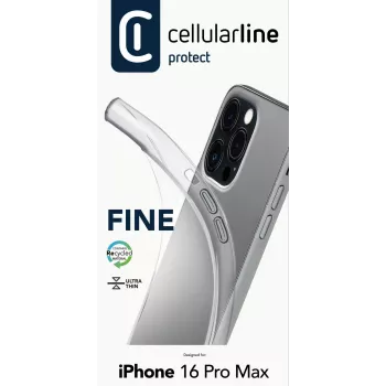 Θήκη Cellularline FINECIPH16PRMT για iPhone 16 Pro Max Διαφανής