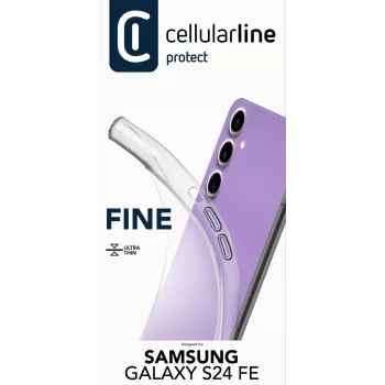 Θήκη Cellularline Galaxy S24 Fe 17 cm Διαφανές