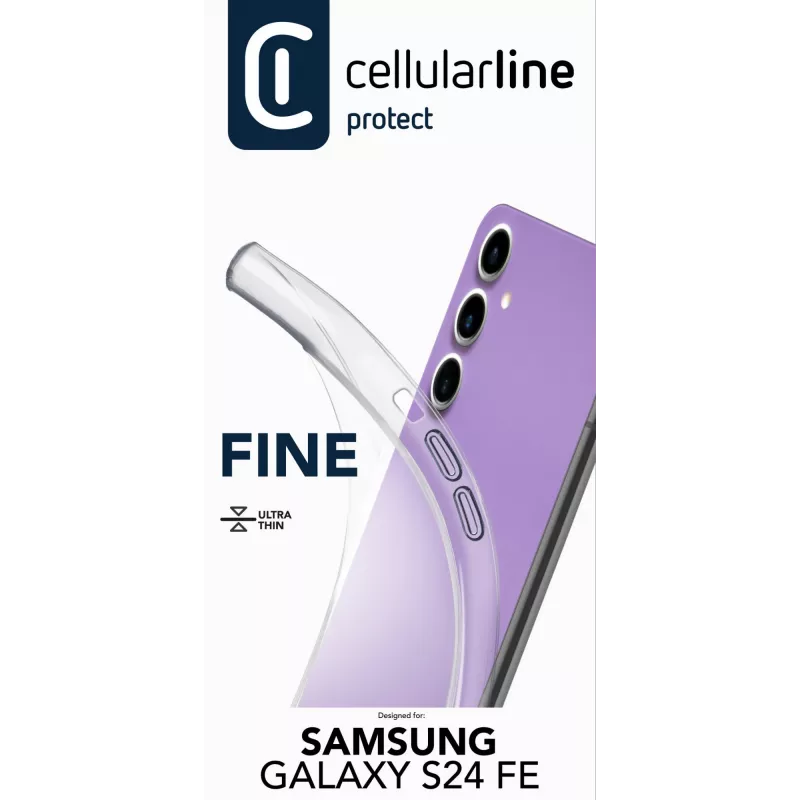 Θήκη Cellularline Galaxy S24 Fe 17 cm Διαφανές