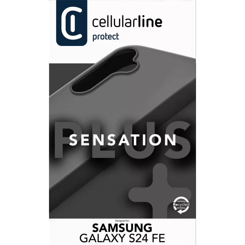 Cellularline Sensation θήκη για Samsung S24 FE μαύρη