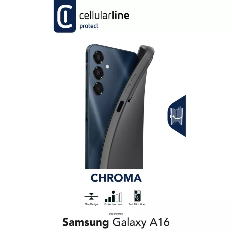 Cellularline Chroma - Galaxy A16 πολύχρωμη μαλακή θήκη από καουτσούκ