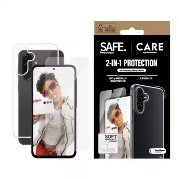 PanzerGlass CARE 2-in-1-Bundle για Samsung Galaxy A35 5G – προστασία οθόνης και προστατευτική θήκη