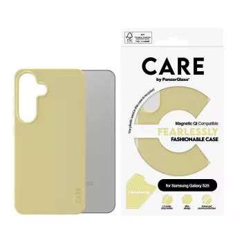 PanzerGlass CARE™ by ® Case Chardonnay με συμβατότητα Qi για Samsung Galaxy S25