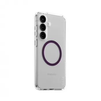 PanzerGlass CARE Urban Combat διαφανής θήκη Plum μωβ Qi Samsung Galaxy S25+