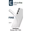 Θήκη Cellularline FINECGALA36T για Samsung Galaxy A36/A56 Διαφανές