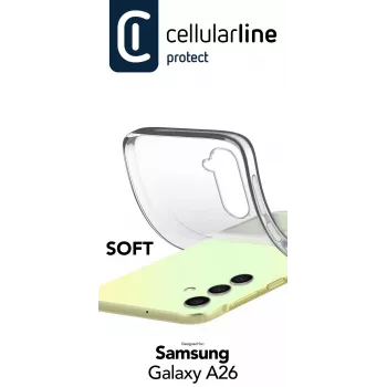 Θήκη Cellularline SOFTGALA26T για Samsung Galaxy A26 Διαφανές