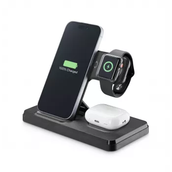 Tech Pop βάση φορητής συσκευής Smartwatch/Smartphone Μαύρο