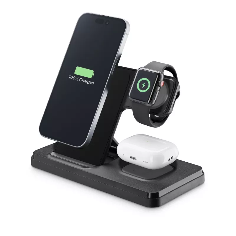 Tech Pop βάση φορητής συσκευής Smartwatch/Smartphone Μαύρο