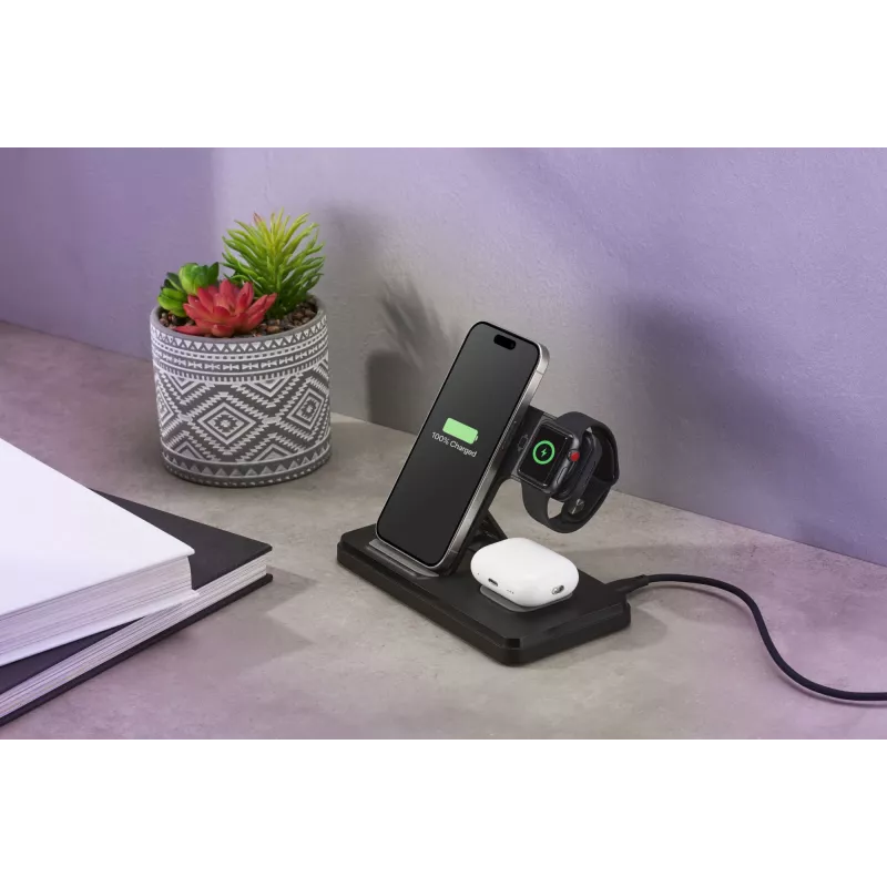 Tech Pop βάση φορητής συσκευής Smartwatch/Smartphone Μαύρο