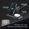 Tech Pop βάση φορητής συσκευής Smartwatch/Smartphone Μαύρο
