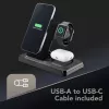 Tech Pop βάση φορητής συσκευής Smartwatch/Smartphone Μαύρο