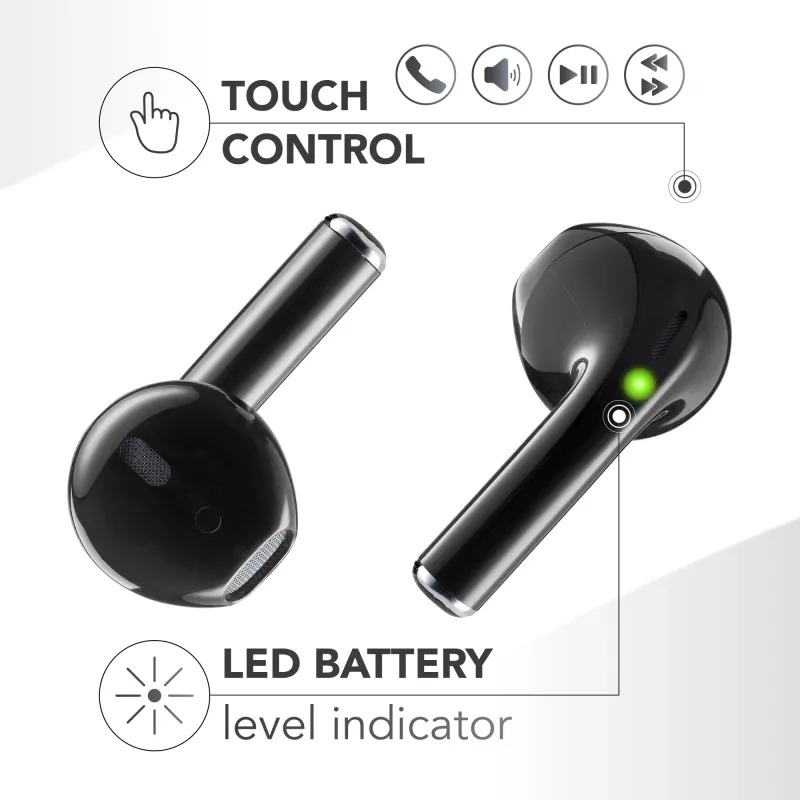 Music Sound SPARK Ακουστικά TWS με οθόνη LED